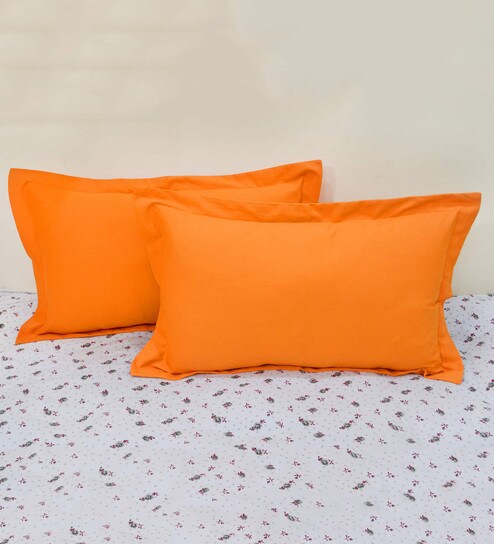 Buy Cotton 18 X 28 Inch Set Of 2 Pillow Cover By R Home Online
