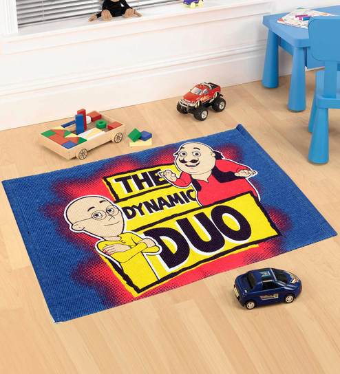 Buy Cotton 28 X 20 Inch Anti Skid Kids Floor Mat By Saral Home