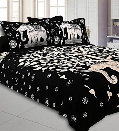 double cotton bed cover