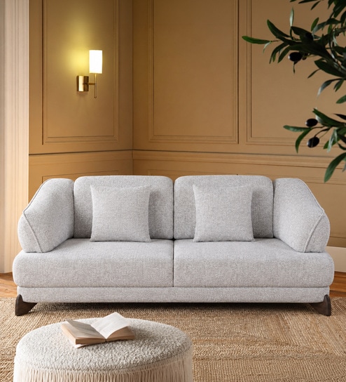 Cove 2 Seater Sofa In  Light Grey Color