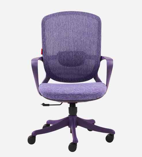Cove Ergonomic Chair In Purple Finish
