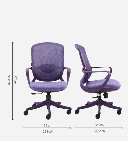 durian Cove/Purple Office Chair Office Chair In Purple Finish-picture-11
