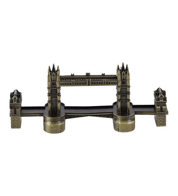 Buy Copper Metal Tower Bridge London Monuments Decor Showpiece by Exim