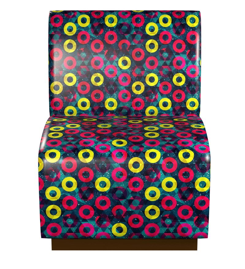 Colourful Circles Slipper Chair By Fizdi
