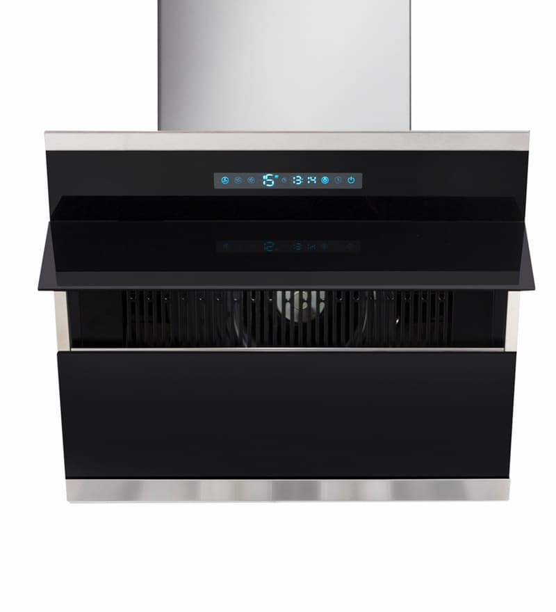 cooker hood with chimney