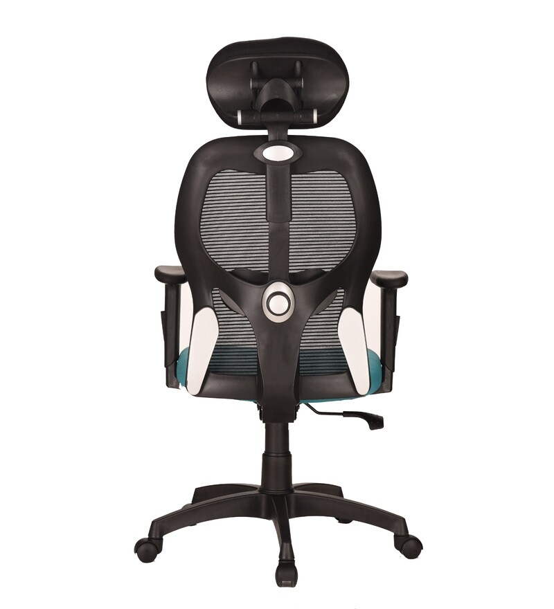 Buy Cosmos Breathable Mesh Ergonomic Chair in Teal Green Colour by