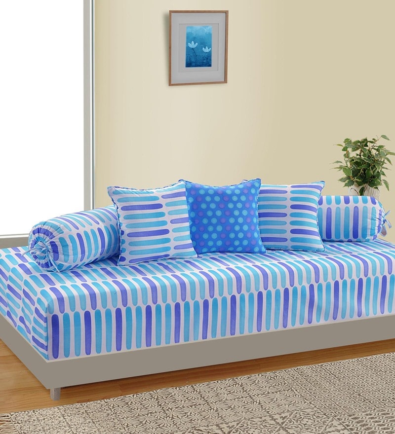 Buy Cotton 144 TC 6 Piece Diwan Set Online Diwan Sets Diwan Sets