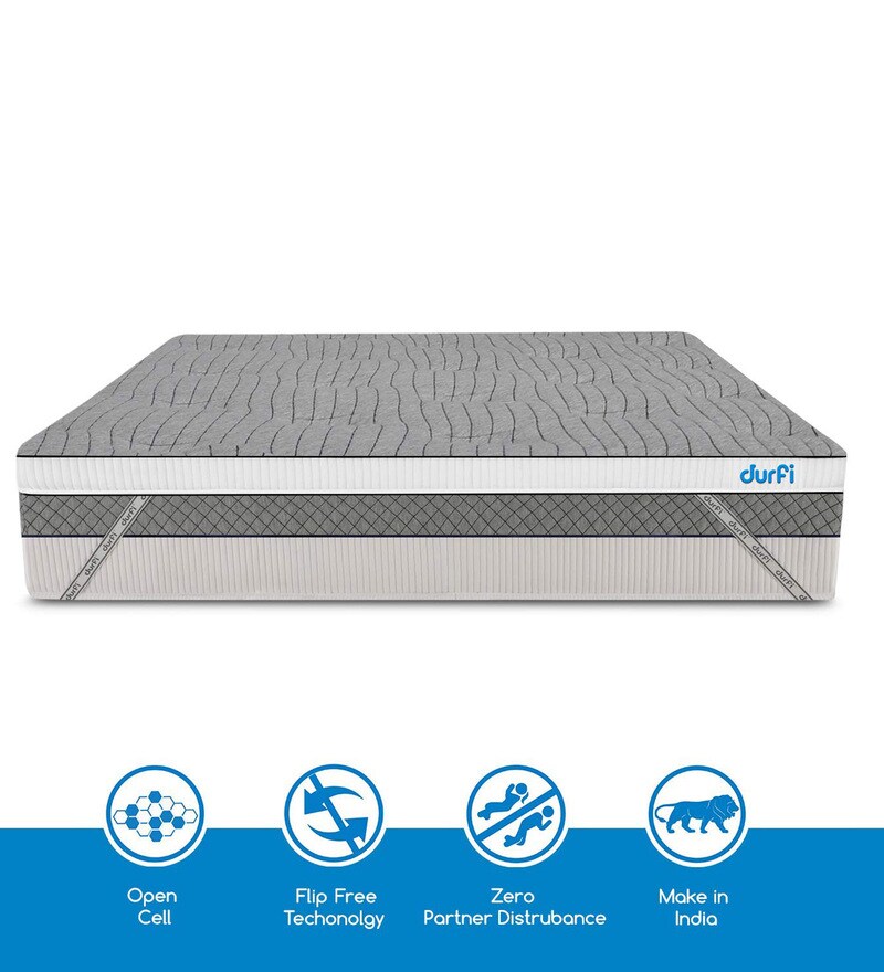 Buy Cotton Candy (78x60) Memory Foam Queen Size 2 Inch Firm Mattress