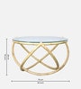 Coastal Rattan Coffee Table in Natural Finish With Glass