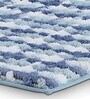 Cobalt Polyester 24X16 Inches Anti-Skid  Bath Mat