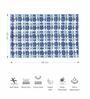 Cobalt Polyester 24X16 Inches Anti-Skid  Bath Mat