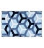 Cobalt Polyester 32X20 Inches Anti-Skid  Bath Mat