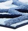Cobalt Polyester 32X20 Inches Anti-Skid  Bath Mat