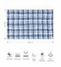 Cobalt Polyester 32X20 Inches Anti-Skid  Bath Mat