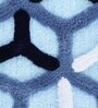 Cobalt Polyester 32X20 Inches Anti-Skid  Bath Mat