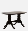 Coco Solid Wood 6 Seater Dining Set in Wenge Finish