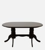 Coco Solid Wood 6 Seater Dining Set in Wenge Finish