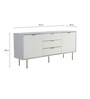 Coco Sideboard In Light Grey Colour