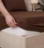 Cocoa Brown Solid 300 TC Pure Cotton King Fitted Bedsheet with 2 Pillow Covers