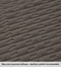 Cocoa Geometric Polyester Blend 4 X 6 Feet Machine Made Carpet