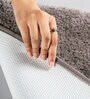 Cocoa Solidal Microfiber 3 x 5 Feet Machine Made Carpet