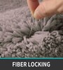 Cocoa Solidal Microfiber 3 x 5 Feet Machine Made Carpet