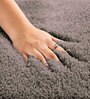 Cocoa Solidal Microfiber 3 x 5 Feet Machine Made Carpet