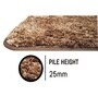 Cocoa Microfiber 23x35 Inches Super Soft Bath Mat