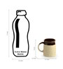 Cocoa Rims 320ml Cream & Brown Coffee Mug