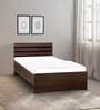 Cocoa Single Bed in Black & Acacia Dark Matt Finish