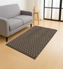 Cocoa Solid Polyester 3 X 5 Feet Turtle Fur Machine Made Carpet