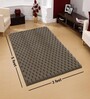 Cocoa Solid Polyester 3 X 5 Feet Turtle Fur Machine Made Carpet