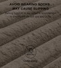 Cocoa Striped Polyester 3 X 5 Feet Stripe Fur Machine Made Carpet
