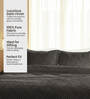 Cocoa Abstract 100% Satin Queen Double Bedsheet 300 TC with 2 Pillow Covers