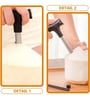Coconut Opener, Stainless Steel Coconuts Drill Cutter with Cleaner Stick