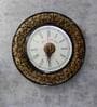 Coconut Shells Wooden Wall Clock