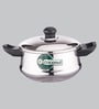 Evergreen 3 Ltrs Induction Friendly Silver Stainless Steel Cooking Pot