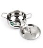 Tri-Ply 2 Ltrs Induction Friendly Silver Stainless Steel Cooking Pot