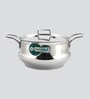 Tri-Ply 2 Ltrs Induction Friendly Silver Stainless Steel Cooking Pot