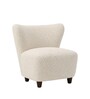 Cocoon Curve Chair In Beige Color