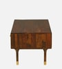 Codamine Sheesham Wood Coffee Table In Walnut Finish