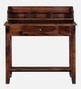 Codrington Sheesham Wood Writing Table In Scratch Resistant Provincial Teak Finish