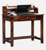 Codrington Sheesham Wood Writing Table In Scratch Resistant Provincial Teak Finish