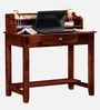 Codrington Sheesham Wood Writing Table In Scratch Resistant Honey Oak Finish