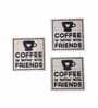 Coffee & Friends (Set of 6) Wood Table Coaster