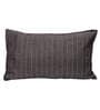 Coffee Striped 210TC Jute 17 x 27 Inches Pillow Covers (Set of 2)