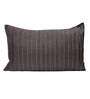 Coffee Striped 210TC Jute 17 x 27 Inches Pillow Covers (Set of 2)