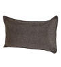 Coffee Patterned 210TC Jute 17 x 27 Inches Pillow Covers (Set of 2)