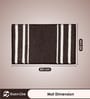 Coffee Microfiber 40x60 cm Anti Skid Bathroom Mat