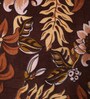 Coffee Brown 144 TC Raising 8 Piece Diwan Set